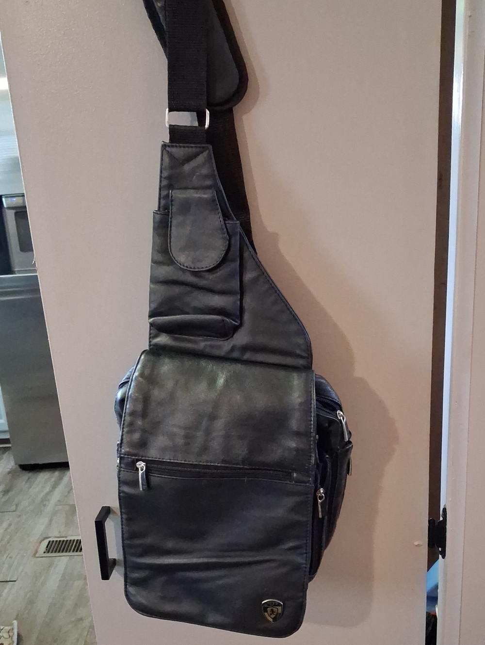 Mens Leather Man Bag